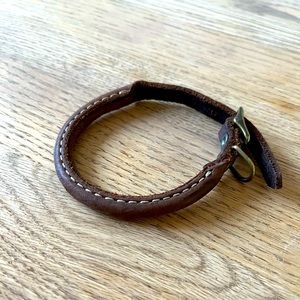 Leather Puppy Dog Collar